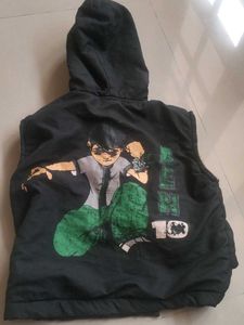 Unisex Fleece Lined Half Jacket