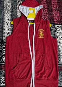 Men Half Hoodie Jacket