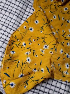 Yellow Trendy Top