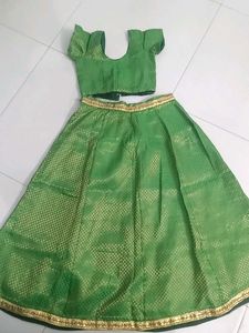 Green Lehenga Choli Set
