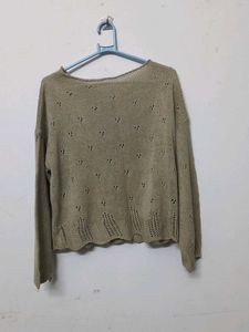 Crochet Knit Top