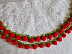 Crochet Rose Bouquet Blanket 💐🌹