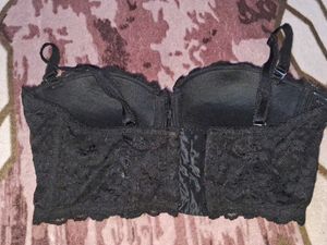 Black Lace Bra