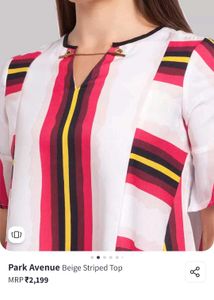 New Park Avenue Loose Fit Top