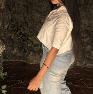 Stylish White Button-Up Shirt