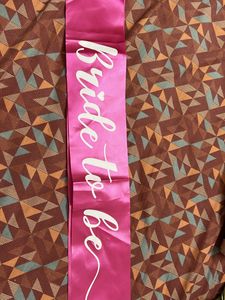 Bride To Be Sash