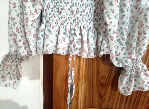 Floral Smocked Blouse