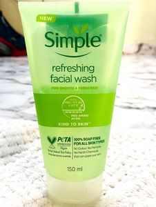 Simple Refreshing Face Wash Kind To Skin❤️
