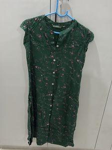 Green Floral Dress