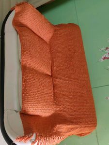 Cozy Orange Throw Blanket