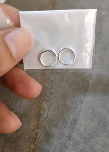 Combo of 2 Pairs Pure Silver Earrings