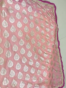 Pink And White Mix Saare