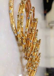 Red &amp; Gold Bangle Set