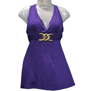 Purple Halter Top