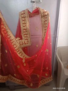Designer Bridal Lahenga With 2 Dupatta