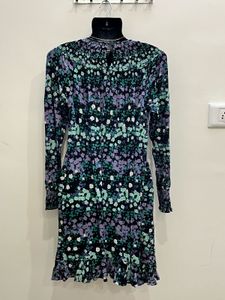 LOFT Floral Smocked dress