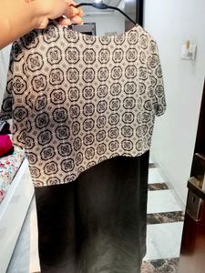 Elegant Black &amp; White Dress