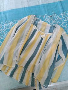 Striped Long Sleeve Top