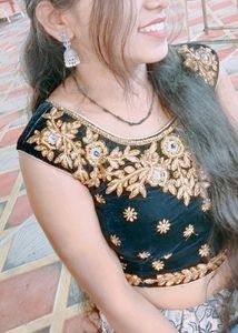 Lehenga Crop Top For Girls
