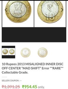 10 Rupees Coins INR