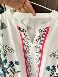 Arabian/ Kashmiri Floral Print Kurta Co-ord Set