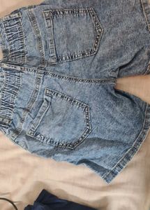 Light Blue Denim Shorts