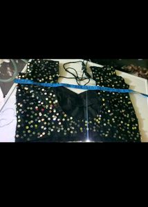 party wear black blouse