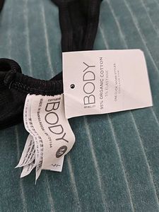 Cotton On Black Ribbed Bikini Bottoms