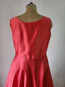 Coral Embellished Gown
