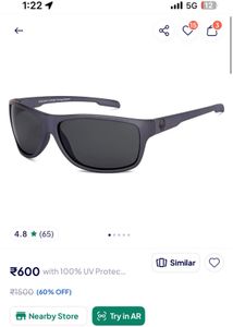 Vincent Chase Grey Sunglasses