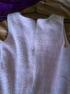 Cute Pink Fuzzy Party Dress