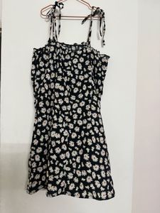 Daisy Print Mini Dress