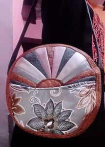Unique Handmade Patchwork Floral Shoulder Bag