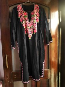 Gulistaan Kashmiri Phiran with Aari Work