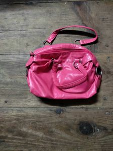 🌸Pink Leather Satchel
