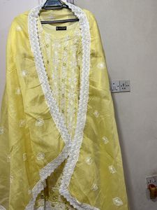 Light Lemon Color Kota Doriya