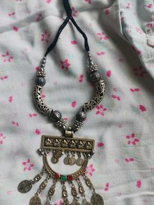 Oxidised Big Necklace