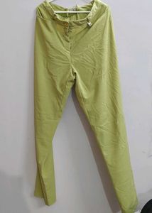 Green Casual Pants