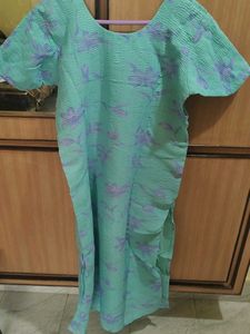 Floral Green Kurta Set