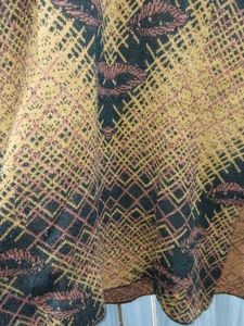 Embroidered  wool Brown Kurti set