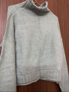 Stylish Turtleneck Knit Sweater