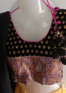 Yellow Lehga Choli