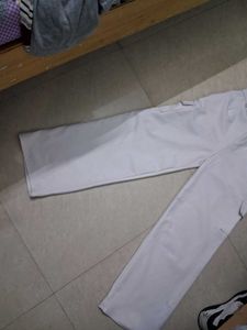 White Cargo Pants
