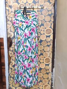 Floral Print  Aline Maxi Dress