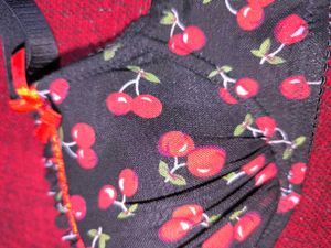 Cherry Print Lingerie Set