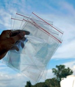 Ziplock Plastic Pouches ×20