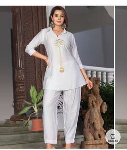 Elegant White Kurta Set