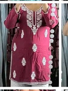 Embroidery Short Kurti