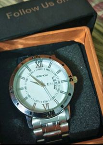 Rishox Silver Watch