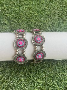 Bracelets Or silver oxidised bangles